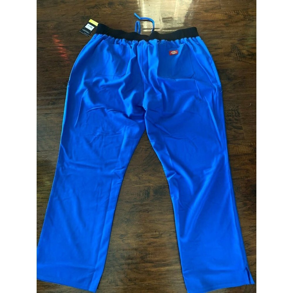 3X Blue Scrubs Stretch Medical Dickies Nurse Pants - Picture 2 of 10